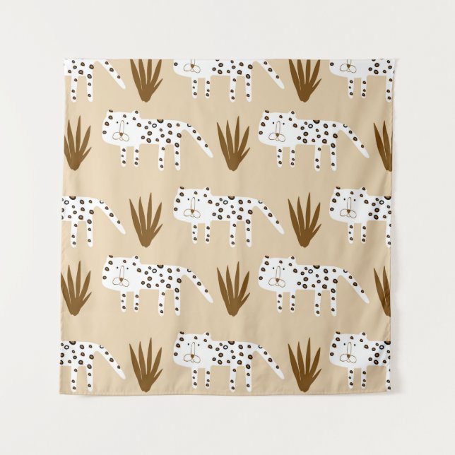 Leopard skin pattern tapestry (Front)