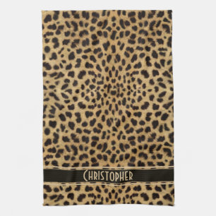 Leopard Skin Pattern Tea Towel