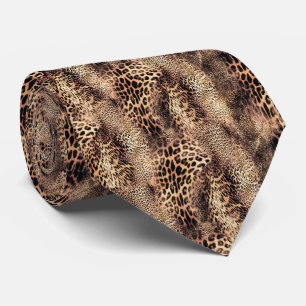 Leopard Skin Pattern Tie