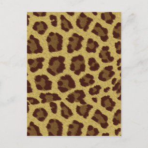 Leopard Skin Postcard