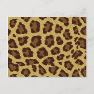 Leopard Skin Postcard