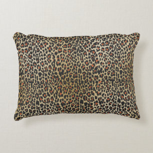 Leopard Skin Print Decorative Cushion