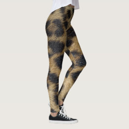 Leopard Skin Print Leggings