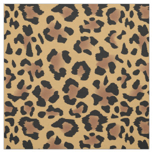 Leopard Skin Print Pattern Fabric