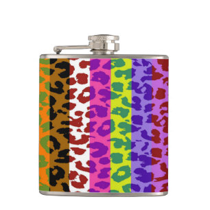 Leopard Skin Retro Pattern 6 Hip Flask