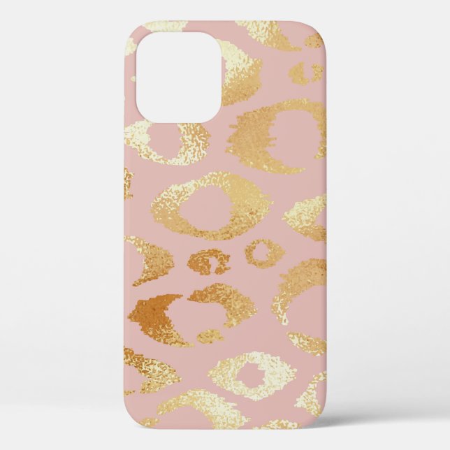 Leopard skin, rose gold texture Case-Mate iPhone case (Back)