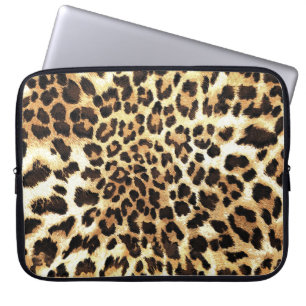 Leopard skin, seamless pattern design. laptop sleeve