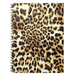 Leopard skin, seamless pattern design. notebook