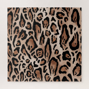 Leopard skin: seamless pattern. jigsaw puzzle