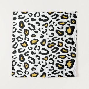 Leopard skin seamless pattern tapestry