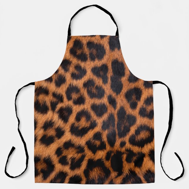 Leopard skin texture : Close-up leopard spot patte Apron (Front)