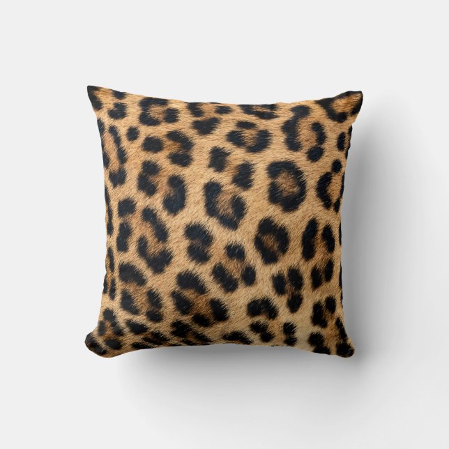 Leopard skin texture cushion (Front)