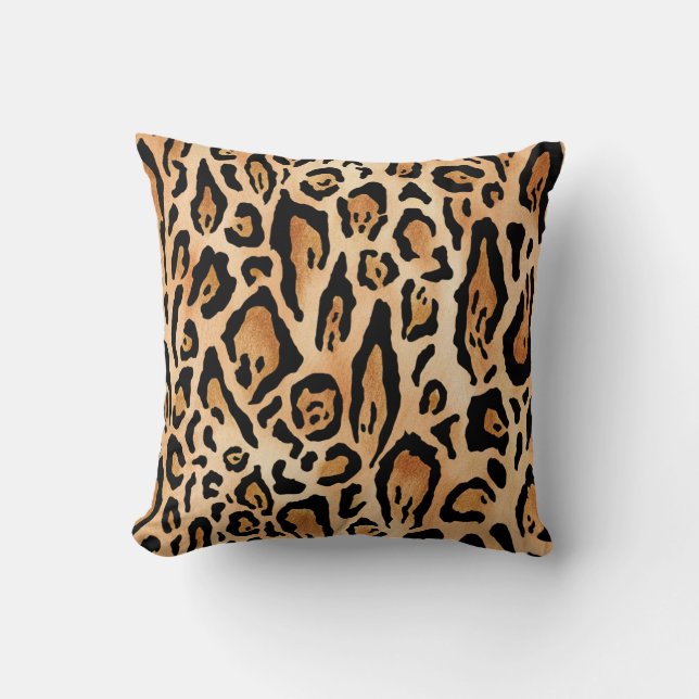 Leopard Skin: Timeless Seamless Pattern Cushion (Front)