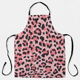 Leopard skin: vintage seamless texture apron