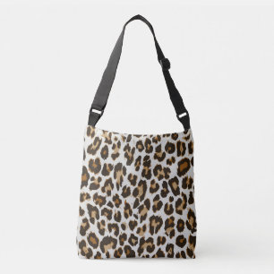 Leopard Skin: Vintage Seamless Texture Crossbody Bag