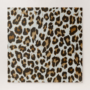 Leopard Skin: Vintage Seamless Texture Jigsaw Puzzle