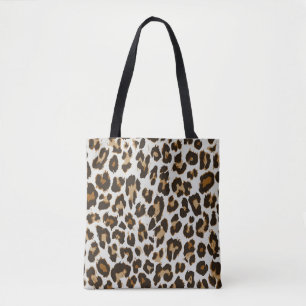 Leopard Skin: Vintage Seamless Texture Tote Bag