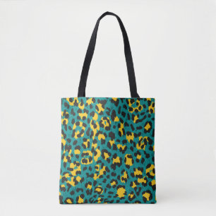 Leopard Skin: Vintage Texture Pattern Tote Bag
