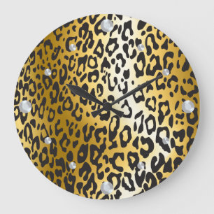 Leopard Skin Wall Clock
