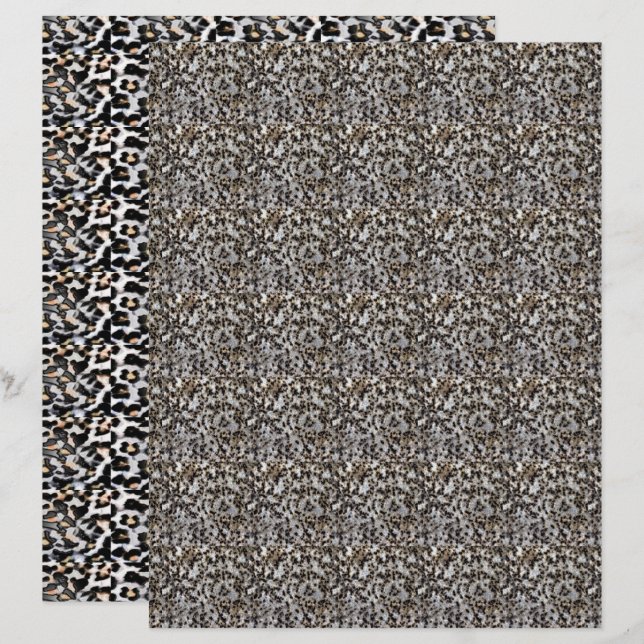 Leopard small two-sided design  (Front/Back)