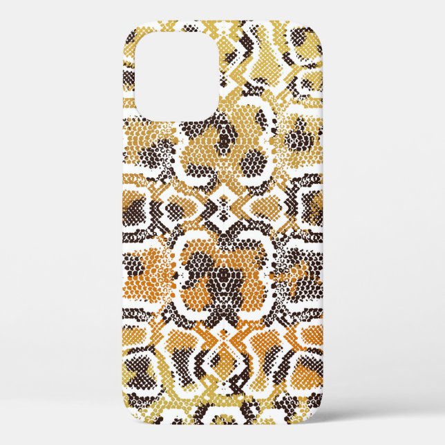 Leopard Snake Animal Print Texture Case-Mate iPhone Case (Back)