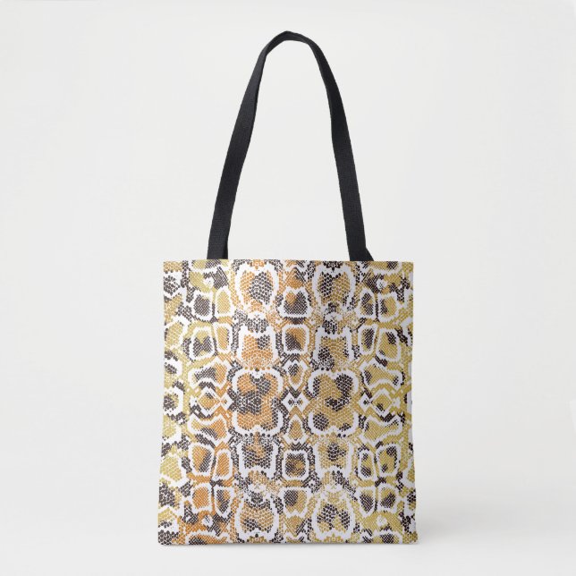 Leopard Snake Animal Print Texture Tote Bag (Front)