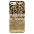 Leopard Spot Gold Glitter Rhinestone