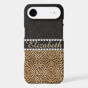 Leopard Spot Rhinestone Diamonds Monogram PHOTO