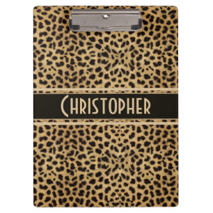 Leopard Spot To Personalise Clipboard