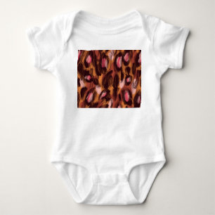 Leopard Spots African Animal Pattern Baby Bodysuit