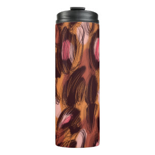 Leopard Spots African Animal Pattern Thermal Tumbler