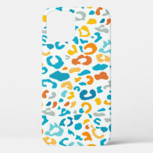 Leopard Spots: Colourful Vintage Texture. iPhone 12 Case