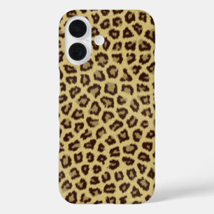 Leopard Spots Golden iPhone 16 Case