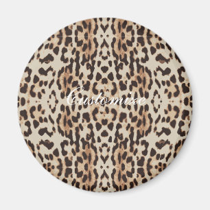 Leopard Spots Pattern Thunder_Cove Magnet