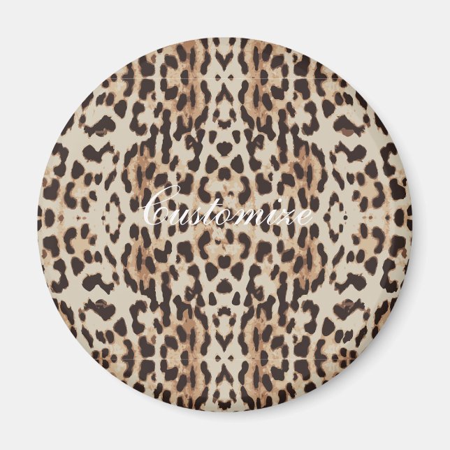 Leopard Spots Pattern Thunder_Cove Magnet (Front)