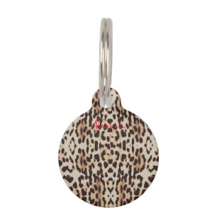 Leopard Spots Pattern Thunder_Cove Pet Tag