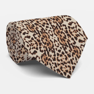 Leopard Spots Pattern Thunder_Cove Tie