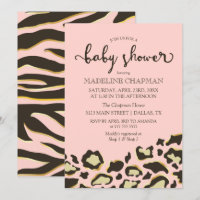 Leopard Spots & Tiger Stripes Baby Shower