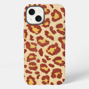 Leopard Spots Ultrasuede Look iPhone Case