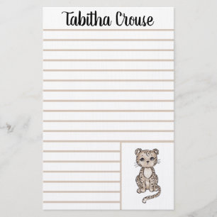 Leopard Stationery