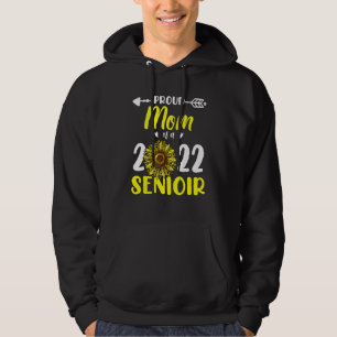 Leopard Sunflower Proud Mum Of A 2022 Senior Gradu Hoodie