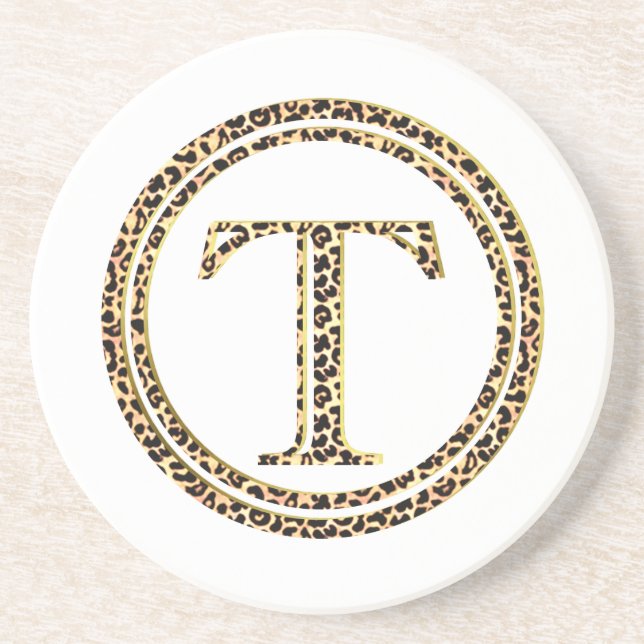 Leopard T Coaster (Front)