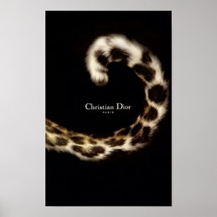 Leopard Tail Poster