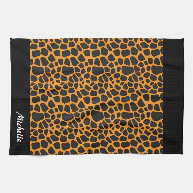 leopard  tea towel (Horizontal)