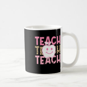 Leopard Teacher Appreciation Teach With Love Teach Coffee Mug