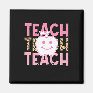 Leopard Teacher Appreciation Teach With Love Teach Magnet