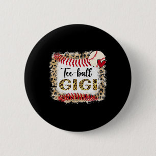 Leopard Tee-ll Gigi For Softll Player 6 Cm Round Badge