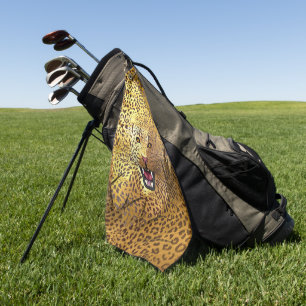 Leopard Territory 1 Golf Towel