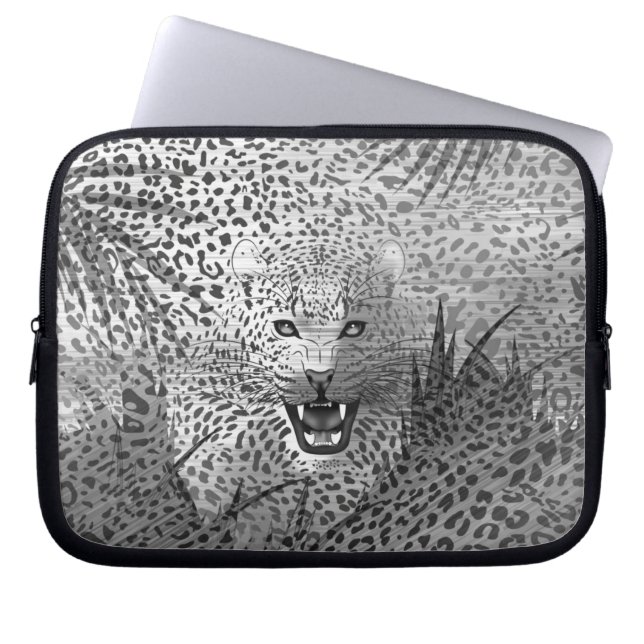 Leopard Territory 2 Laptop Sleeve (Front)