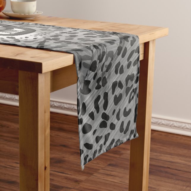 Leopard Territory 2 Short Table Runner (In Situ)
